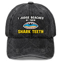 Unisex Baseball Featuring Shark Tooth Fossil Design by Judge Beaches