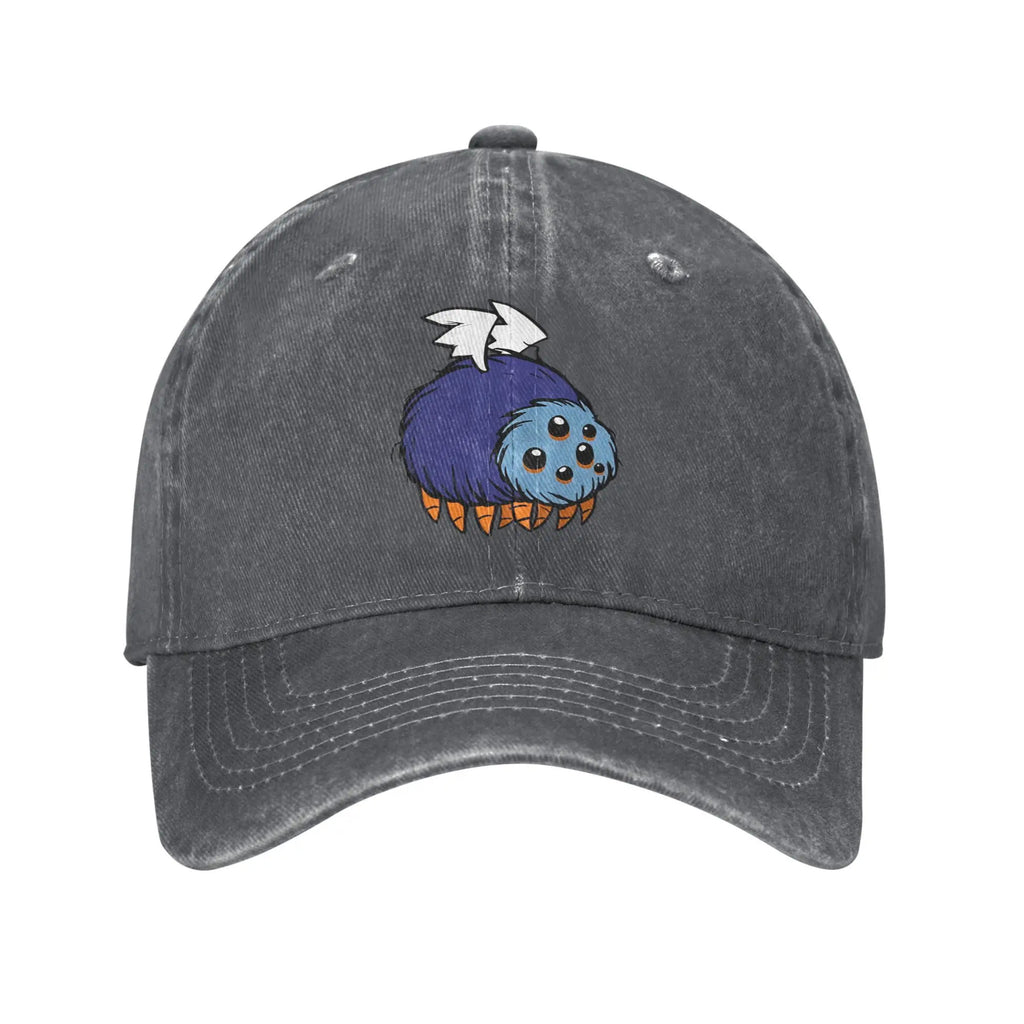 2026 New Model Washed Baseball Cap Suitable for All Seasons, "No More Starving Together" Design, Unisex Adjustable Hip-Hop Cap with Full-Print, Machine Washable Outdoor Sports Hat for Men & Women, Pull String Closure for Sunshade