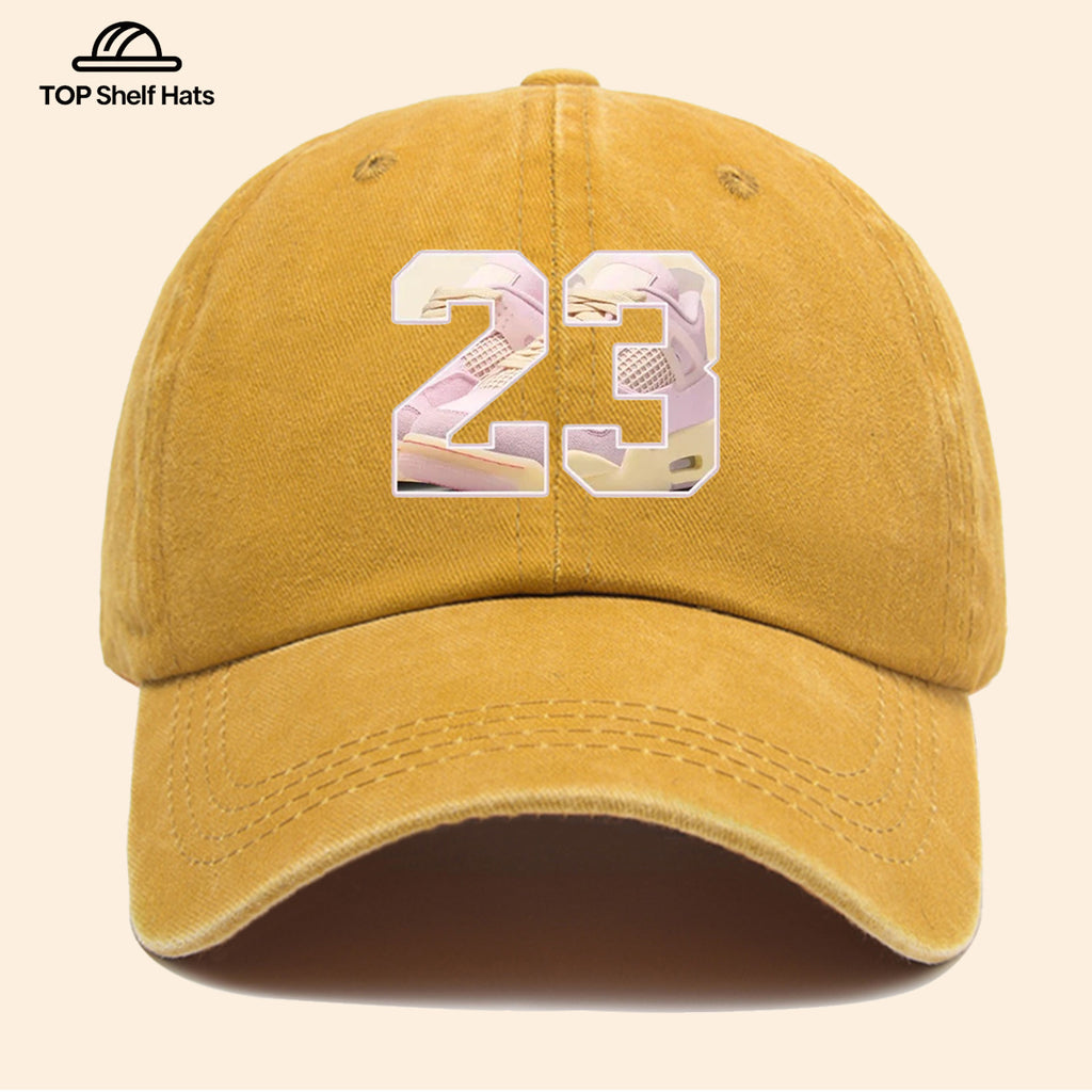 1pc Sports Element Digital "23" Design Printed Baseball Cap, Trendy Street Style Dad Hat, Fashionable Individual All-Match Baseball Cap, Adjustable Size, Hipster Trendy Hat, Street Skate Cap, Suitable for Daily Outings, Trendy Gatherings