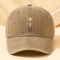 Three-Stripe Heart-Shaped Fashion Print Baseball Cap Multi-Functional Outdoor Casual Fisherman Hat