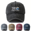 Unisex Polyester Baseball Cap by MAKEFGE, Featuring a Casual 'Hair Don'T Care' Print, Adjustable Hip-Hop Style with a Curved Brim, Perfect for Outdoor Sports And Truck Driving
