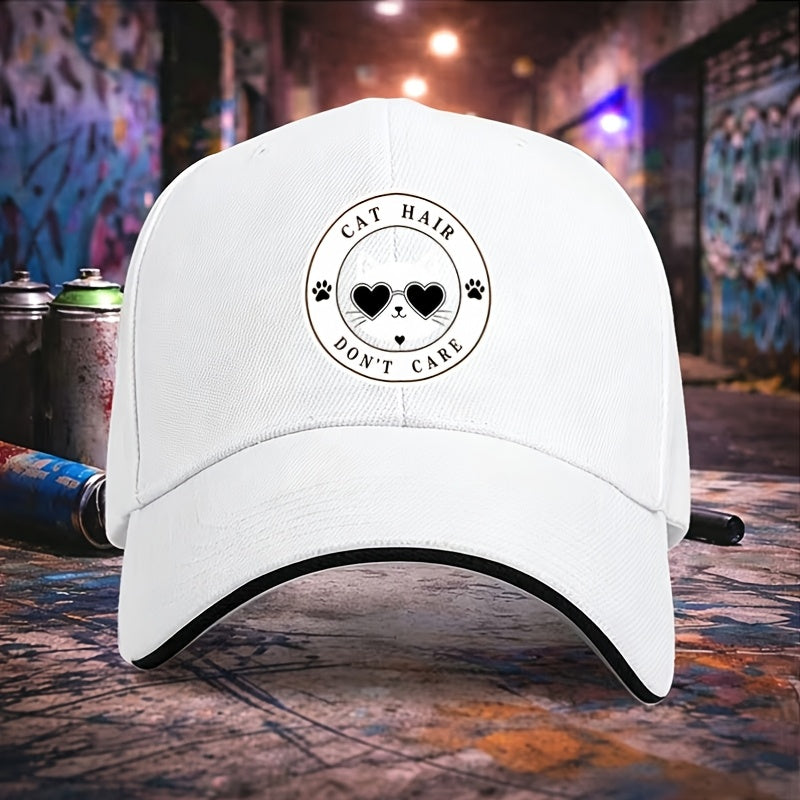 Sandwich Brim Baseball Cap, Adjustable Unisex Casual Hat, Ideal for Halloween Christmas Party, Holiday Gift for Daily Outdoor Wear