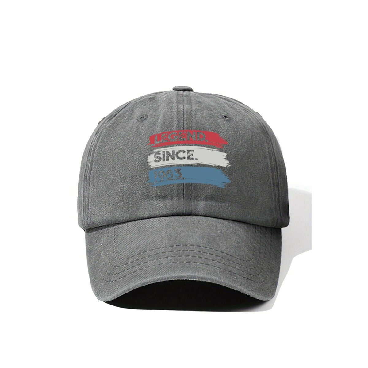 Legend Since 1983 Retro Badge Outdoor Adventure Printed Baseball Cap Men's Breathable Universal Cap Summer Sun Trucker Hat