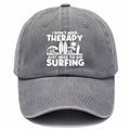 Sports Baseball Cap, Surfboard with Wave And Sun Patterns, A Must-Have for Summer Beach Surfers