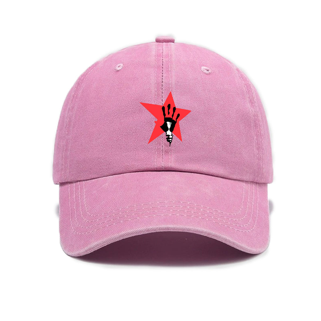 1 Washed Distressed Printed Baseball Cap, Adult Simple and Stylish Printed Washed Distressed Soft Top Sun Baseball Cap, Unisex Versatile Baseball Cap