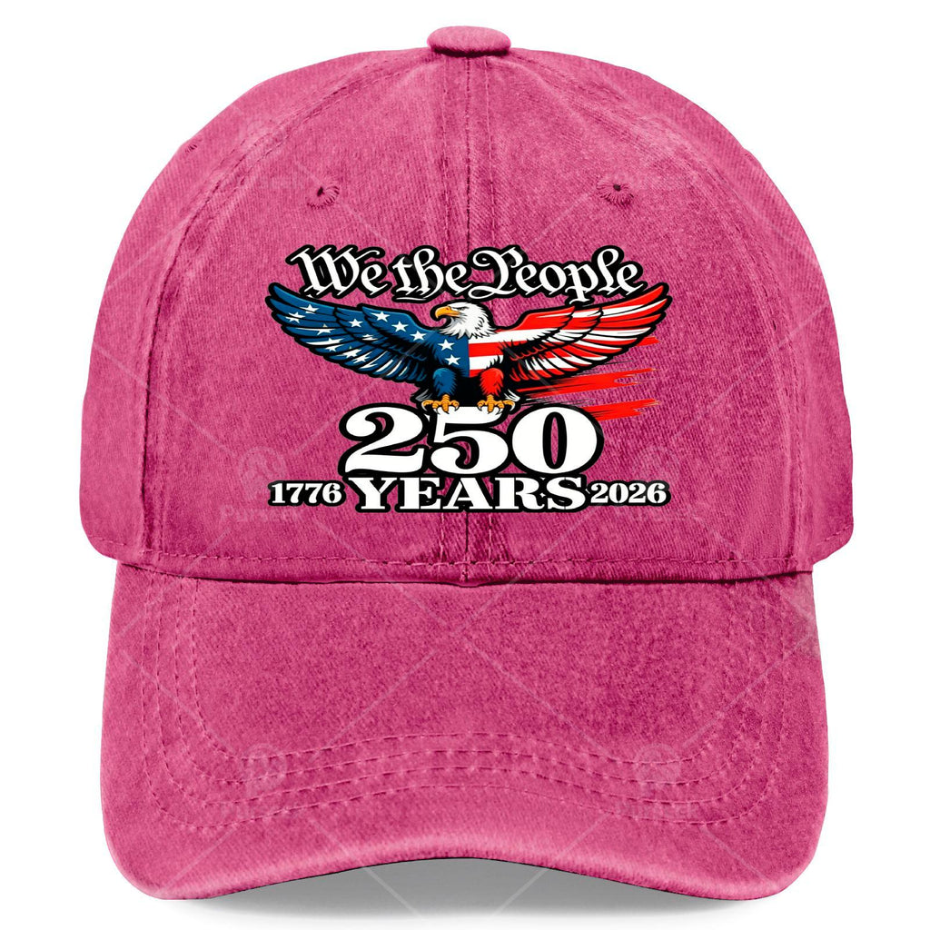 Men' & Women' 250th Anniversary Baseball Shirt (1776-2026) - Fourth of July Commemorative Pullover, Washed Retro Style Suitable for July 4th, Machine Washable History Apparel