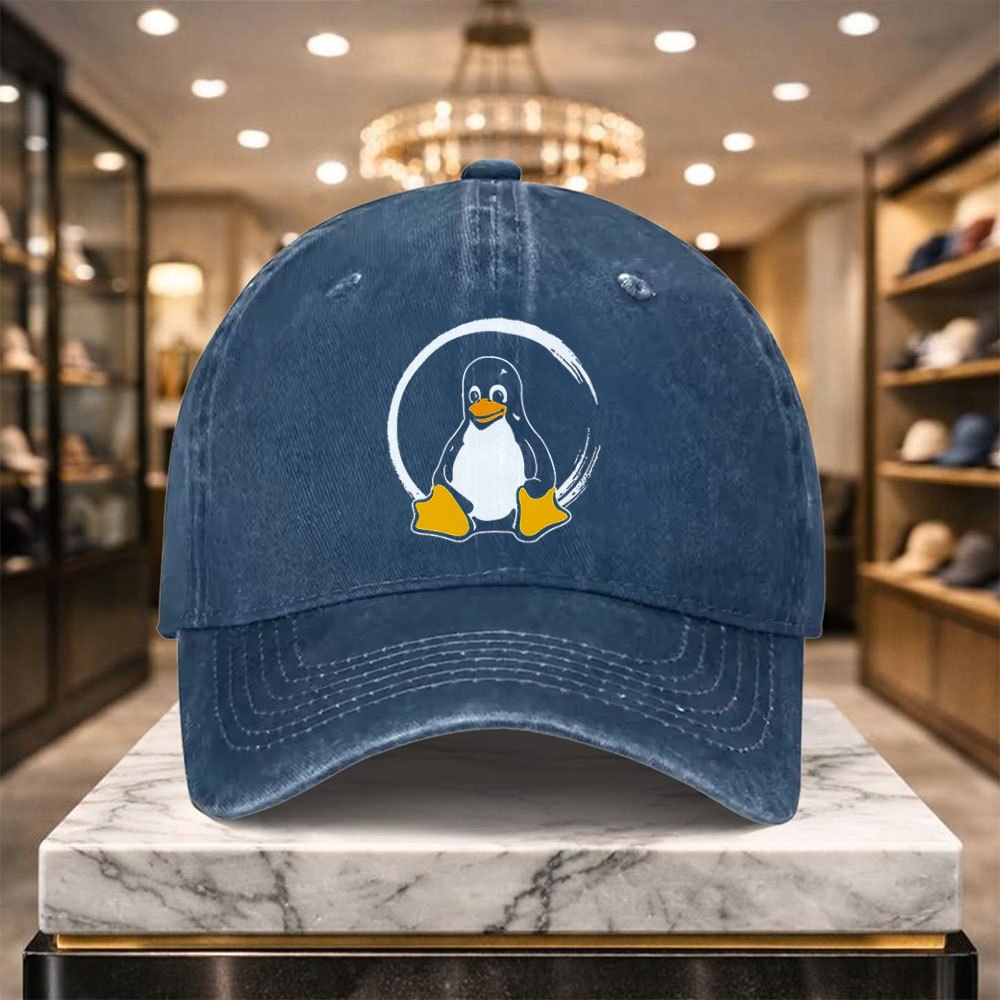 Versatile Casual Linux Baseball Cap with Adjustable Design, Suitable for Outdoor Sports And Everyday Casual Wear, a Casual Street Hat for Casual Outfits