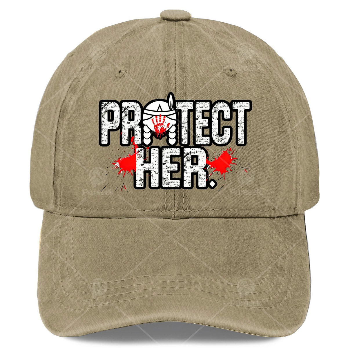 MMIW Awareness Indigenous Women Stolen Sisters Local Art Baseball Hat Unisex