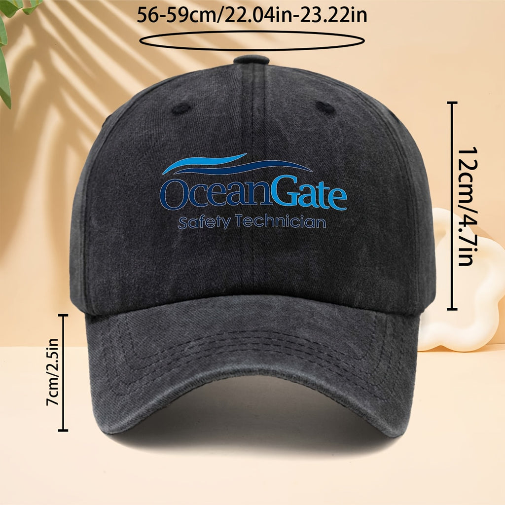 OanGate Security Technician Vintage Washed Baseball Cap, Internet Meme Culture Curved Brim Hat, Trucker Hat for Men and Women, Unisex  Trendy Hip-Hop Hat, Designed to Play on Memes to Showcase Personality, Suitable for Streetwear and Casual Outfits