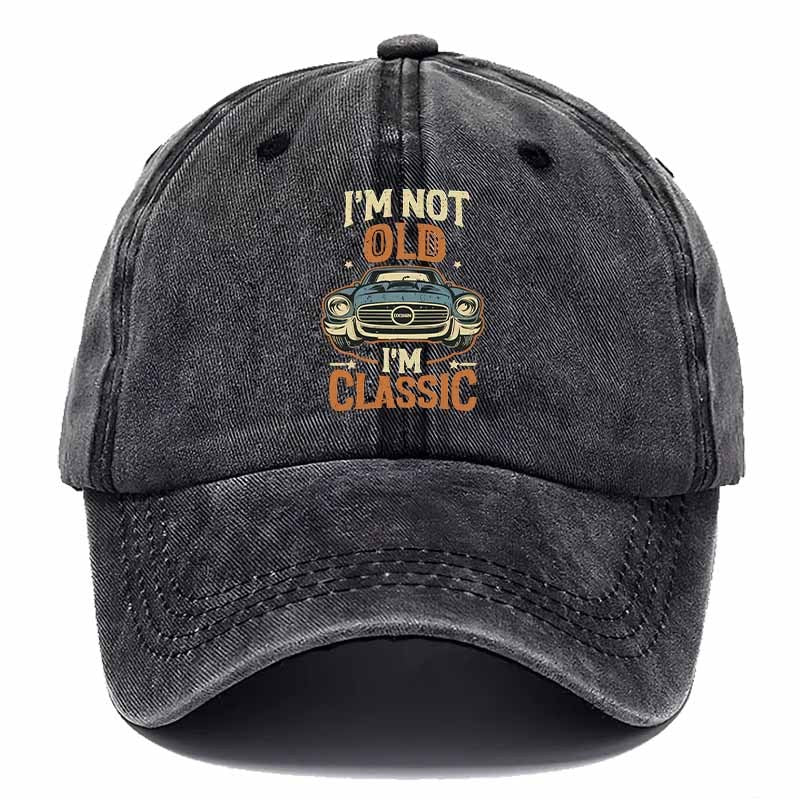 Retro Baseball Cap with Vintage Car Design, Perfect for Casual Attire And Embracing The Retro Trend.