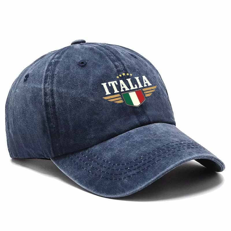 Italian Flag Baseball Cap Suitable for - Lightweight Breathable Hat with Italy Lettering & Tricolor Emblem, Unisex Travel Hat for Men & Women, Italian Heritage Outfit, Outdoor Events & Casual Wear (Durable)