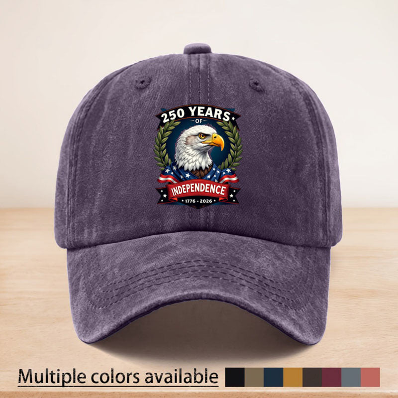 Vintage Eagle Pattern Independence Day Printed Baseball Cap, Adjustable Size, Suitable for All Seasons, Multi-functional, Lightweight and Breathable, Sun, Ideal for Outdoor Sports, Fishing, Picnics, Camping, Casual and Versatile, a Perfect