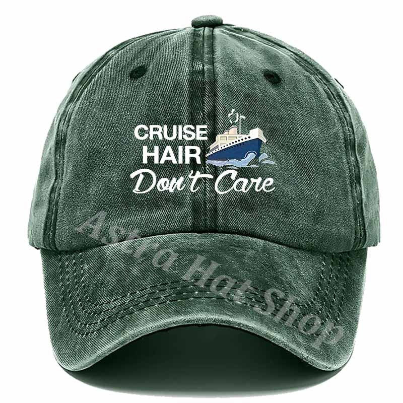 Stylish And Fashionable Baseball Cap Featuring Cruise-Themed Lettering, Perfect for Your Cruise Adventures