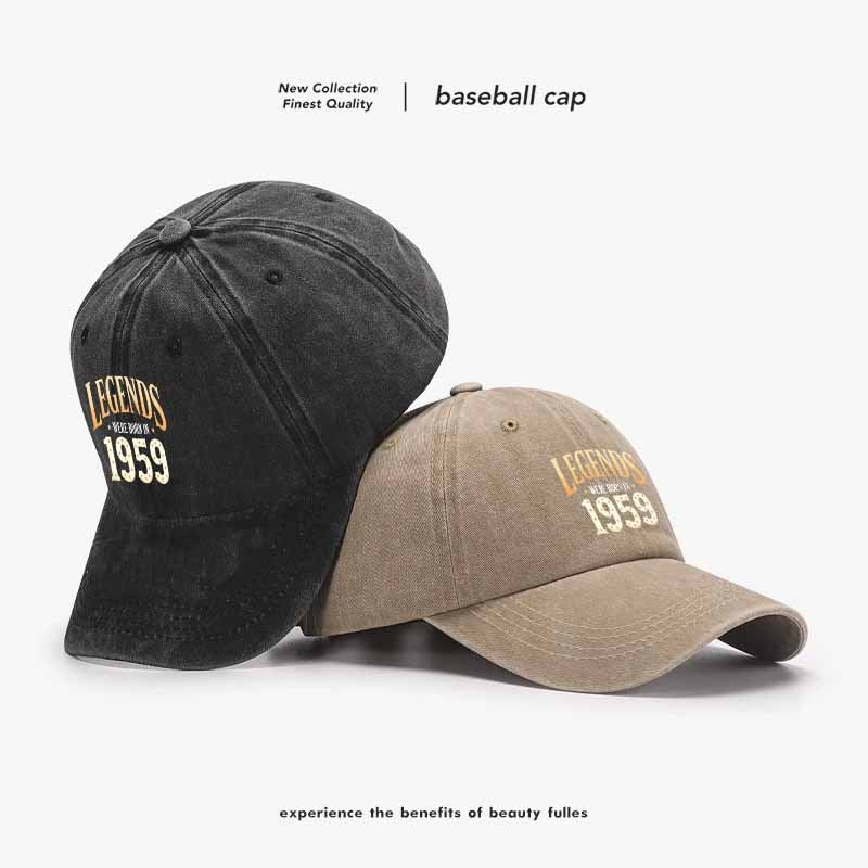 Vintage 1959 Baseball Cap | Retro Sporty Polyester Casual Hat, Hand Washable, Suitable for Various Holidays and Seasons