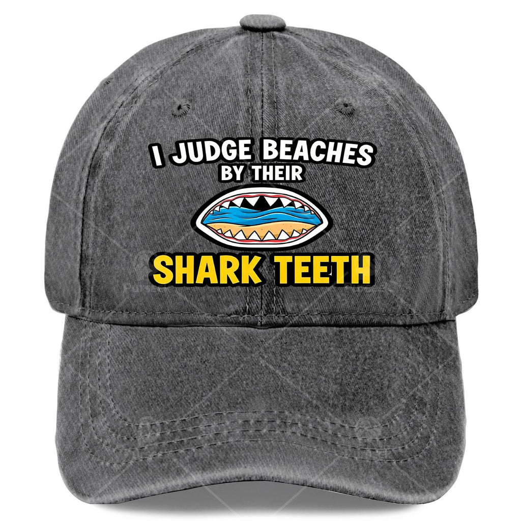 Unisex Baseball Featuring Shark Tooth Fossil Design by Judge Beaches