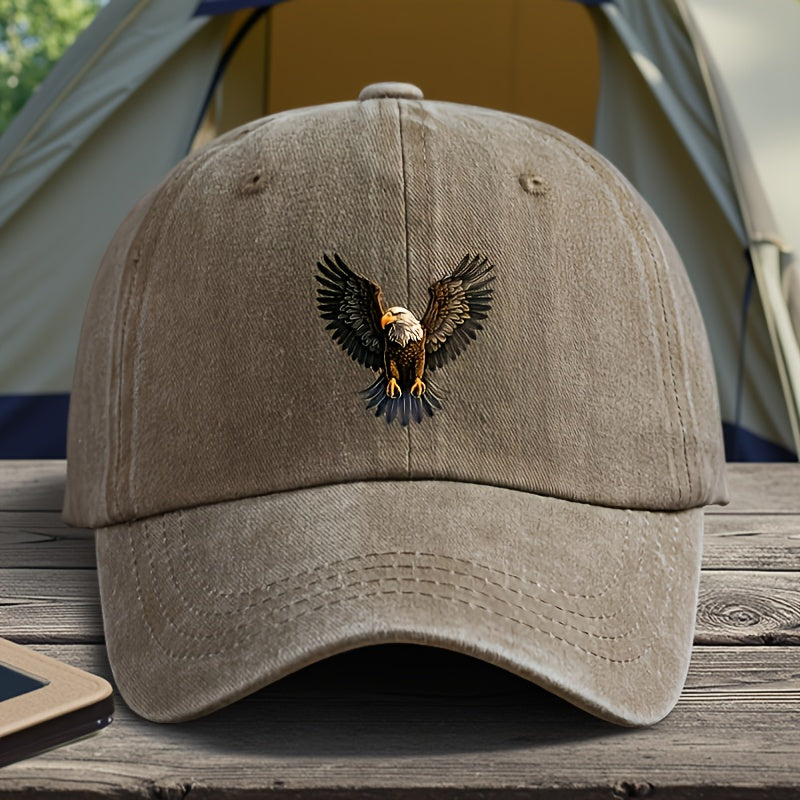 Eagle Spread Wings Print Baseball Cap Men Outdoor Hat Fashion Versatile Hip-Hop Trendy