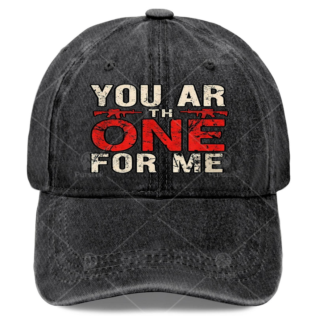 You'Re The One I'M Looking For, Unisex Baseball Cap, Low-Key Style, Washed And Distressed