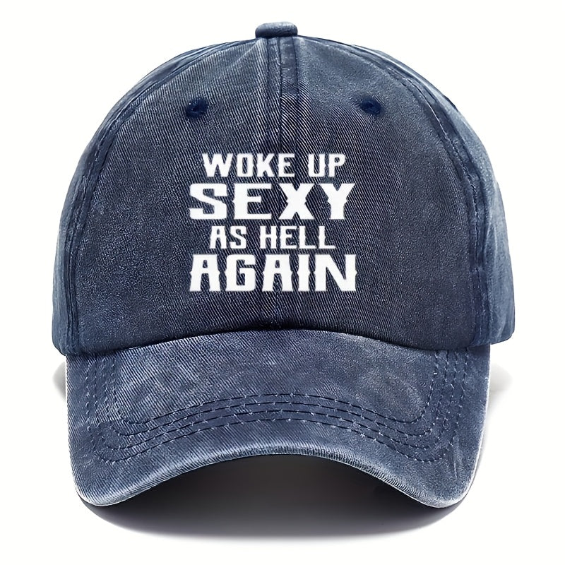 Vintage Trucker Cap with - Curved Brim Baseball Hat Suitable for Outdoor Sports, Casual Wear, - Use, Retro Style, Hand Washable (No Modifications to Original)