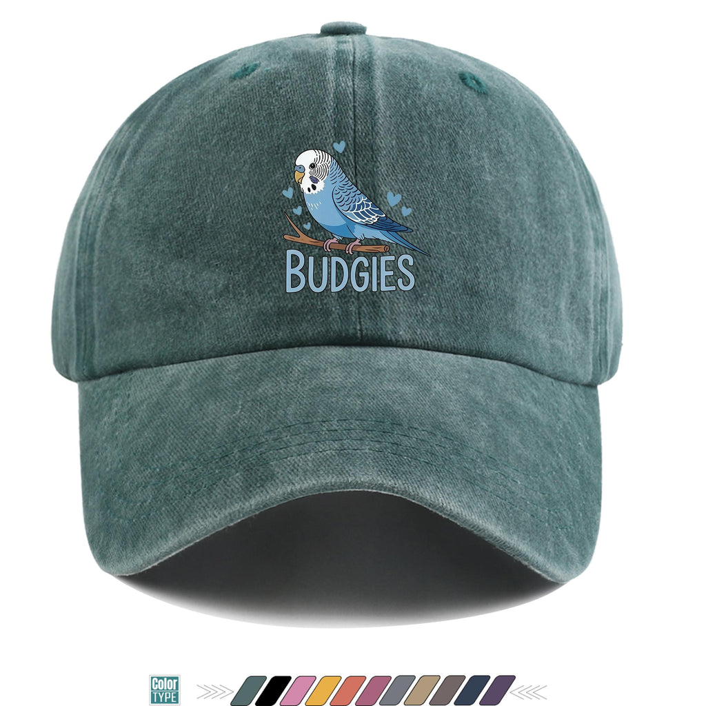 1pc Cute and Soothing Parrot Pattern Printed Baseball Cap, Black Papa Trucker Hat, Breathable and Comfortable, Solid Color Simple Vintage Soft Top Dad Hat, Adjustable Size, Unisex, All-Season Sun Hat, Multiple Colors Available, Youth Couples