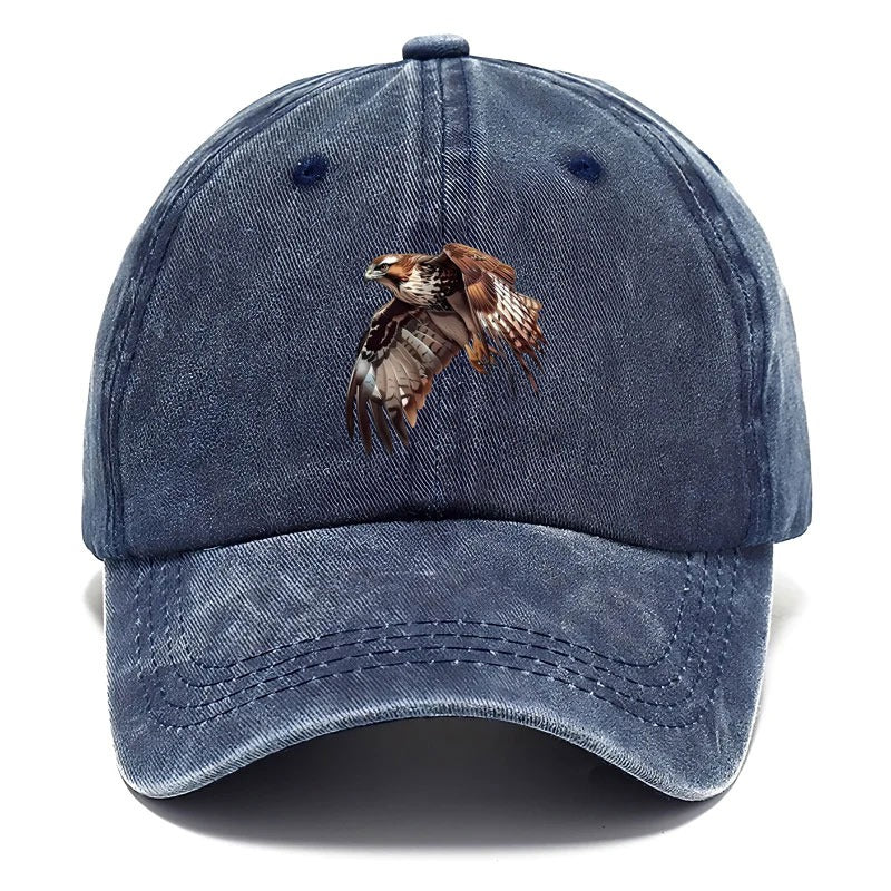Men's Adjustable Eagle Baseball Cap - Black Street-style Printed Snapback with Eagle Design, Adjustable Strap, Durable and Easy-care Bonded Fiber, Ideal for Casual and Outdoor Activities, Making a Bold Urban Fashion Statement. Features Trendy Design