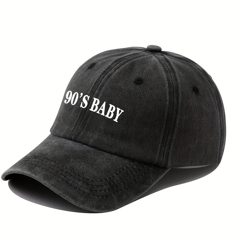 Men's Baseball Cap Outdoor Travel Fishing Hat Mountaineering Hat Retro Washed Sports Duckbill Cap Curved Brim Hat Adjustable High Quality Dad's Truck Hat