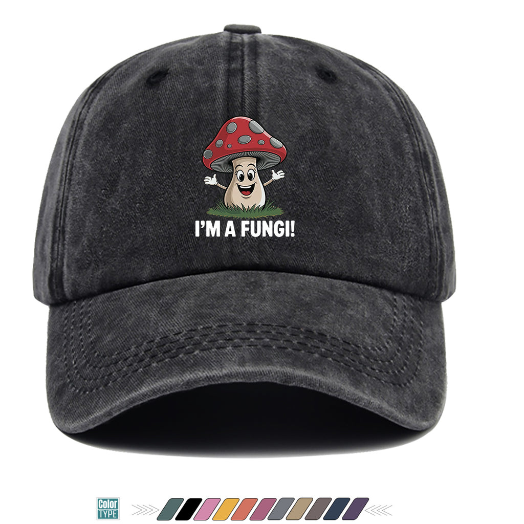 1pc Cartoon Mushroom Joyful Face Print Baseball Cap, Cute Red Mushroom with Gray Dots Hat, Comfortable and Breathable Sun Hat, Stylish, Fun, and Unique, Unisex Adjustable Baseball Cap, Casual Hat, Couple's Outing Hat, Suitable for Daily Shopping