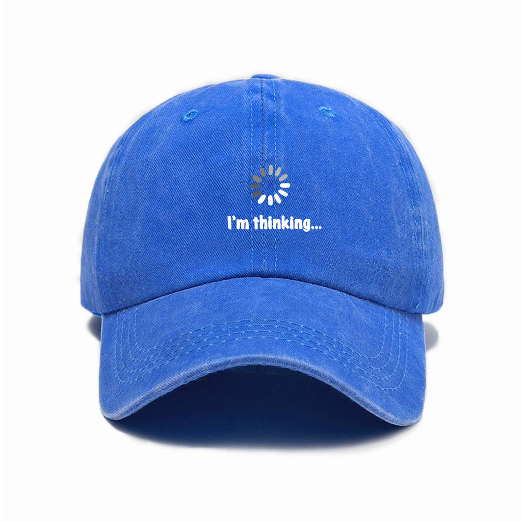 Unisex Cross-Border Versatile Fashion Trend Symbol Print Washed Distressed Soft Top Sun Visor Baseball Cap