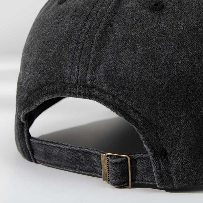 MAKEFGE Vintage Washed Bull Head Baseball Cap - Soft Top, Sweat Absorbent, Breathable, Hat for Outdoor Sports & Casual Wear, Casual Hat | Funky Fashion Accessory | Polyester Fiber Cap