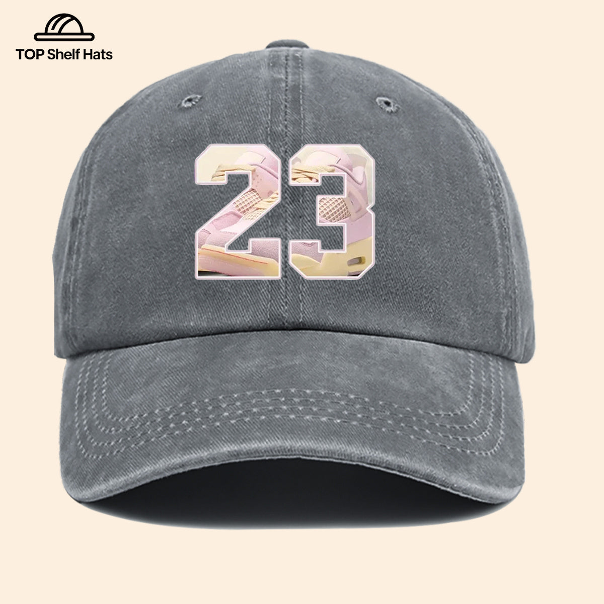 1pc Sports Element Digital "23" Design Printed Baseball Cap, Trendy Street Style Dad Hat, Fashionable Individual All-Match Baseball Cap, Adjustable Size, Hipster Trendy Hat, Street Skate Cap, Suitable for Daily Outings, Trendy Gatherings