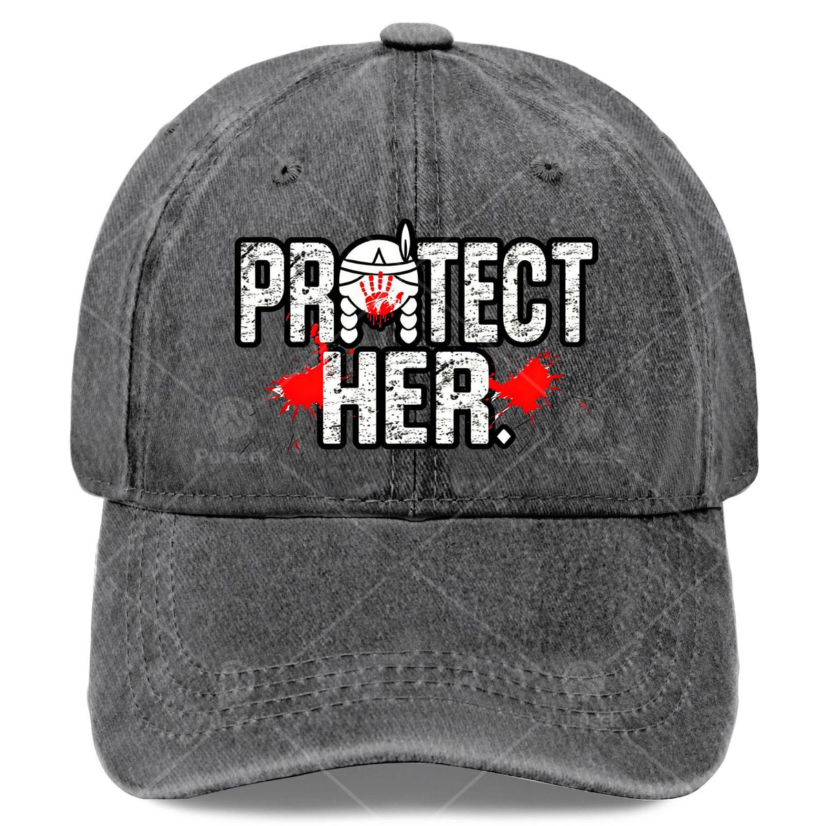 MMIW Awareness Indigenous Women Stolen Sisters Local Art Baseball Hat Unisex
