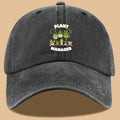 1pc "PLANT MANAGER" Plant-Themed Printed Baseball Cap, Cute Greenery Pattern Sun Hat, Fashionable Fresh Aesthetic Unisex Cap, Adjustable Size Gardening Enthusiast Essential Hat, Office Desktop Plant Lover Hat, Suitable for Outdoor Gardening
