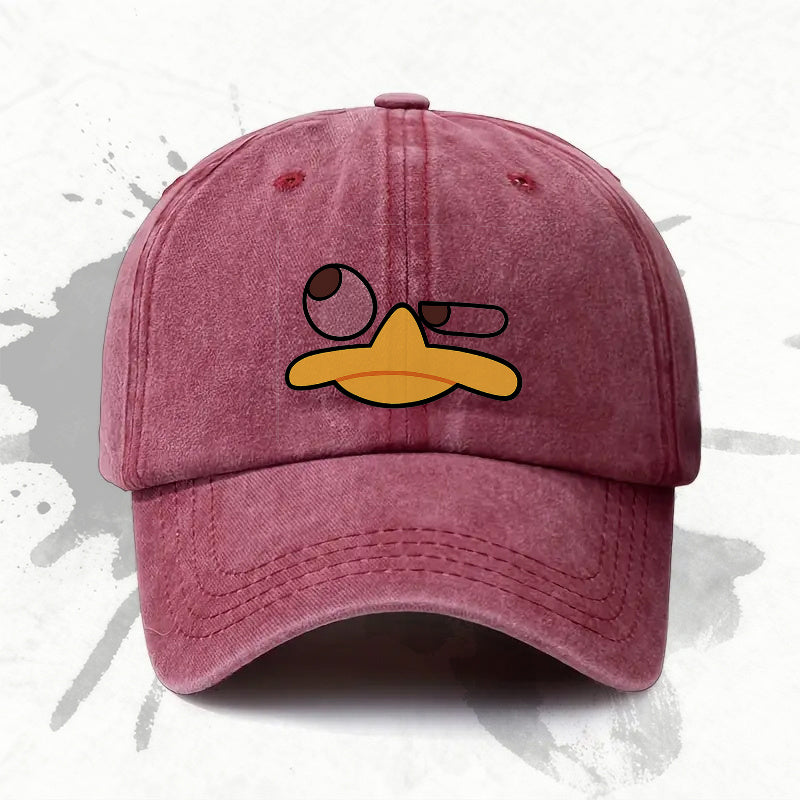 1P 1pc, Adjustable Baseball Cap with "cute Print," Lightweight Printed Women's Hat, "fun Pattern" Men's Trendy Cap, an Ideal Gift for Weddings, Parties, and Birthdays.