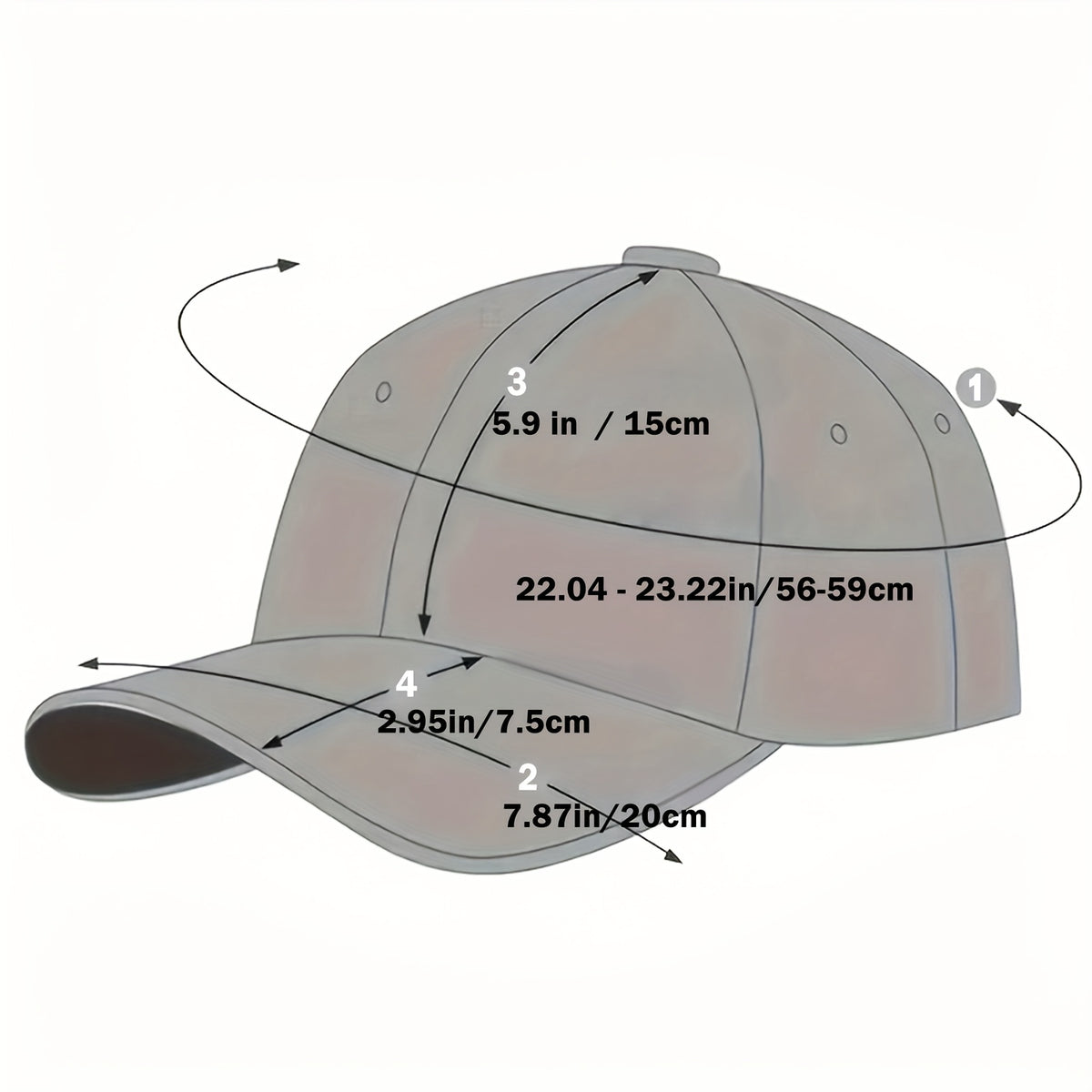 Men'S Adjustable Baseball Cap Featuring Golf Club Embroidery - Made from Lightweight Elastic Material, Designed for Casual Sports, Easy to Hand Wash, Perfect for Golf Enthusiasts And Casual Outfits