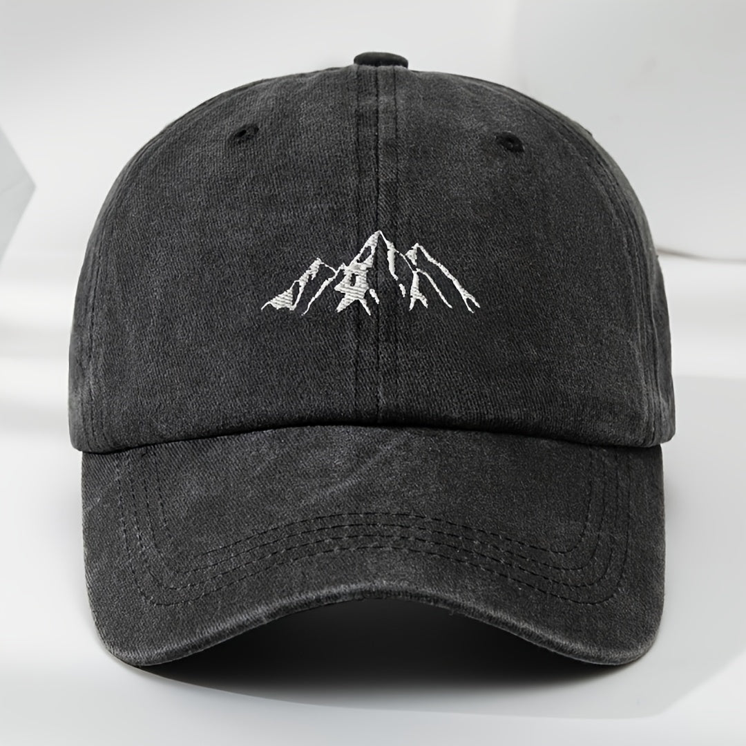 Men'S Summer Casual Washed Baseball Cap, Lightweight Adjustable Outdoor Sun Hat for Everyday