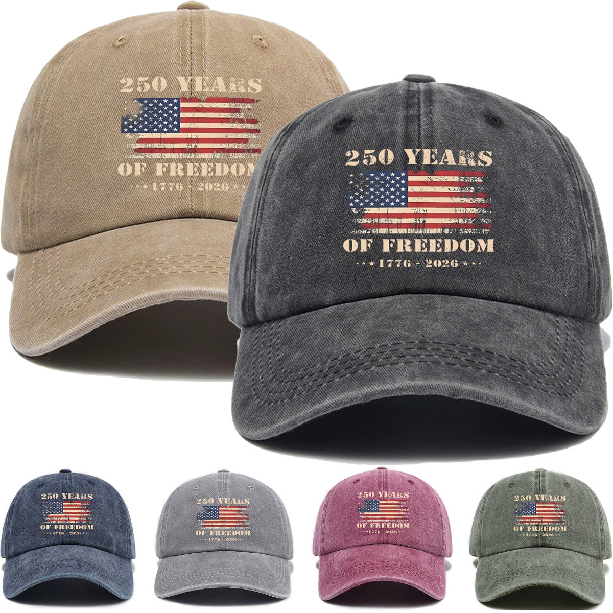 Distressed Print Baseball Cap, Unisex Autumn Winter Casual Sports Snapback Hat