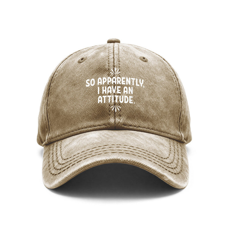 1pc of Vintage-Style Unisex Baseball Caps Featuring an Attitude Slogan, Designed for Street Style. They Are Adjustable And Perfect for Outdoor Activities And Casual Outings, Making Great Gifts for Both Men And Women, As Well As Friends