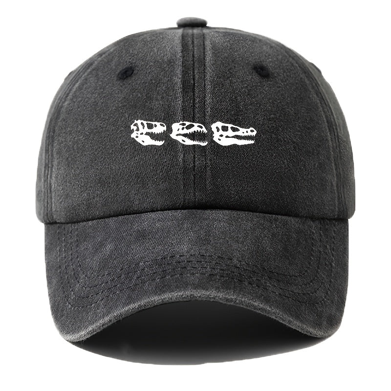 Men'S Baseball Cap Unisex Cartoon Print Adjustable Fashion Versatile Duckbill Hat Suitable for Outdoor Camping, Hiking, Fishing