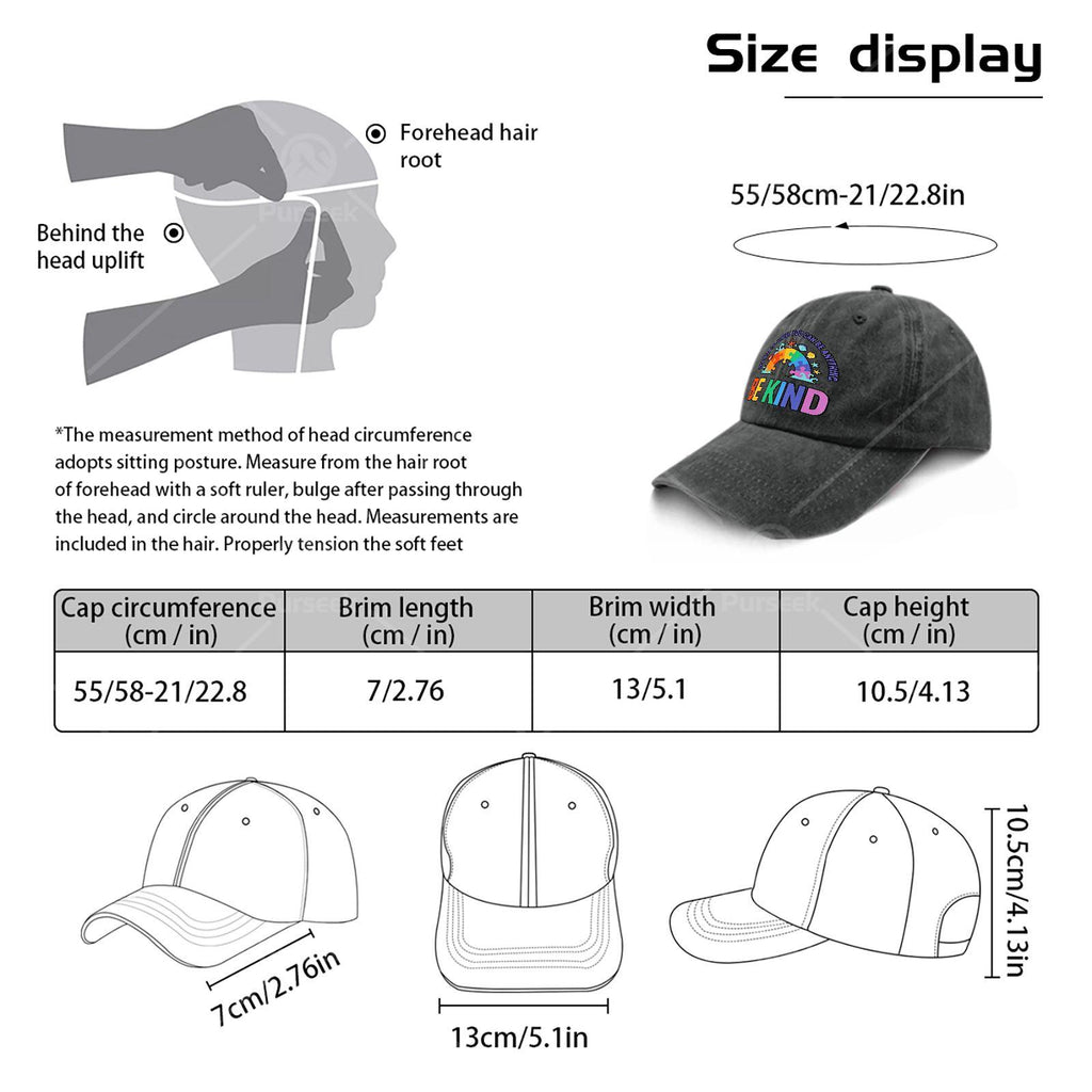 Autism Awareness Teacher Be Kind Why Fit in Doctor Cat Hat Baseball Hat