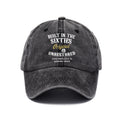 Fashion Washed Printed Hat, 60s Distressed Dad Hat, Vintage Foreign Trade Baseball Cap, Soft Top Sun Hat