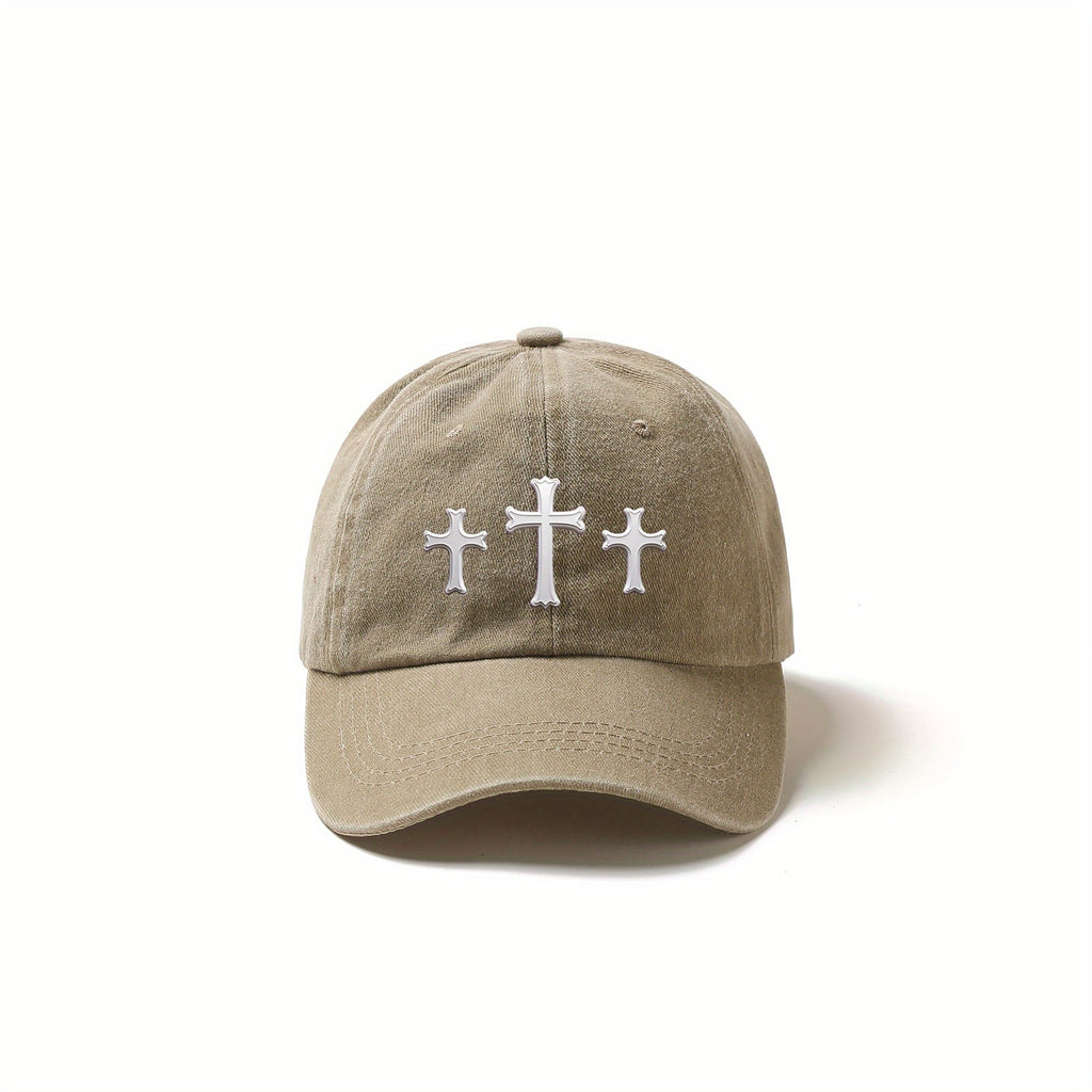One Printed Baseball Cap with a Washed Look, Suitable for Outdoor Sports, and a Perfect Gift for Family
