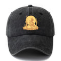 A Unisex Fashionable and Versatile Printed Desert Horseback Riding Hero Baseball Cap, Featuring a Classic Vintage Washed Outdoor Lightweight Curved Brim. This Trucker Baseball Cap Is Suitable for Casual Occasions Such as Outdoor Vacations