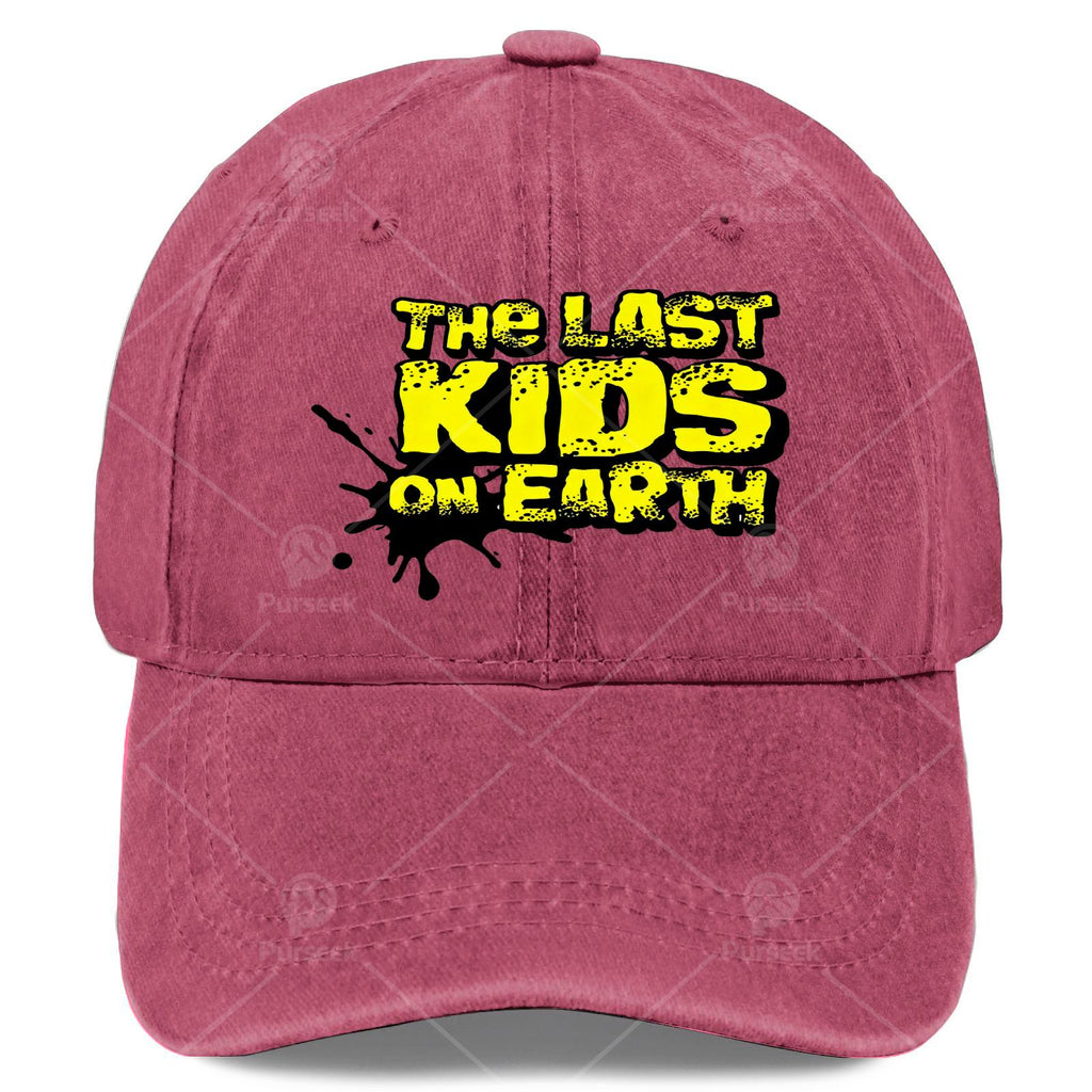 The Last Kids on Earth Retro Washed Distressed Baseball Cap - Unisex Low-Profile Suitable for Christmas, Games & 4th of, Iconic Full-Body Print, Lightweight Round Cap for Casual Wear & Themed Events