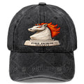 2026 Year of the Fire Horse Lunar New Year - Retro Chinese Zodiac Symbol Full-Body Fire Horse Print, Unisex for &, for Events, Christmas, 4th - Lightweight Round Top Hat