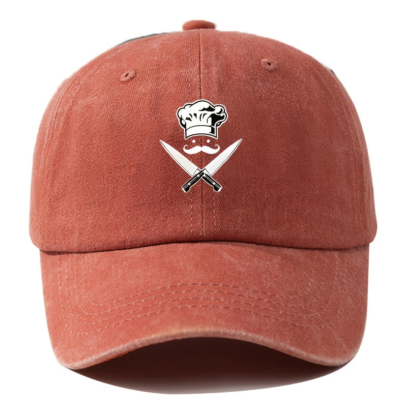 Men'S Baseball Cap Unisex Cartoon Print Adjustable Fashion Versatile Duckbill Hat Suitable for Outdoor Camping, Hiking, Fishing