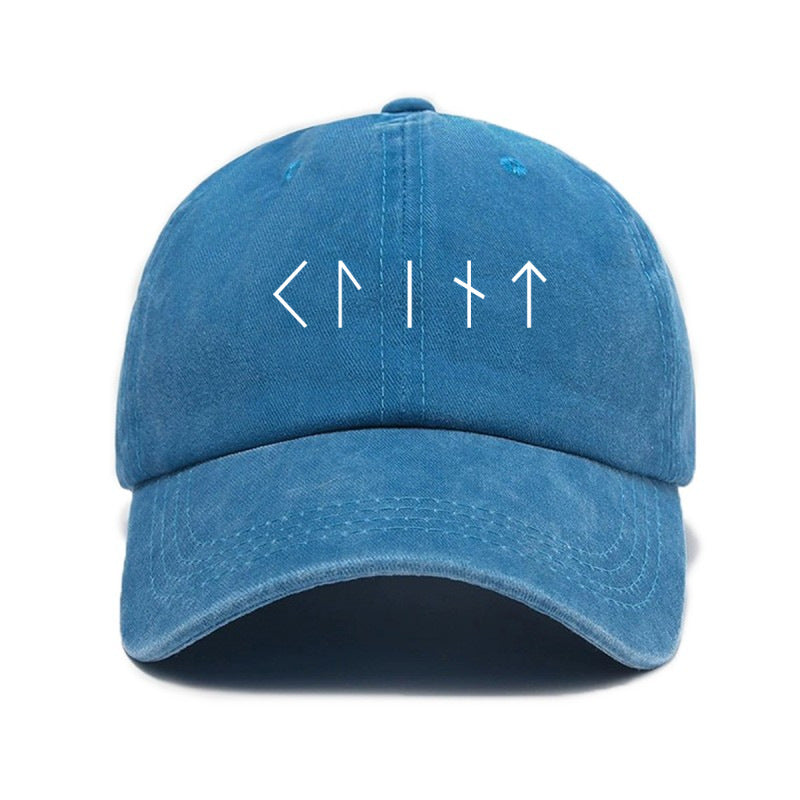 1 Washed Distressed Printed Baseball Cap for Adults, Simple and Versatile Vintage Washed Distressed Outdoor Sun Baseball Cap, Unisex Letter Print Soft Top Hat