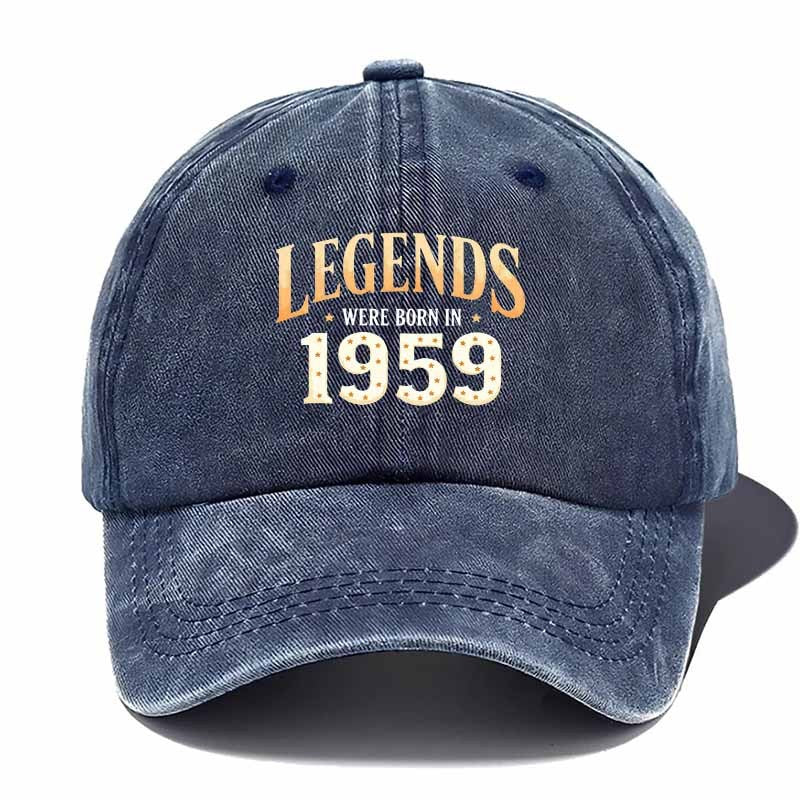 Vintage 1959 Baseball Cap | Retro Sporty Polyester Casual Hat, Hand Washable, Suitable for Various Holidays and Seasons