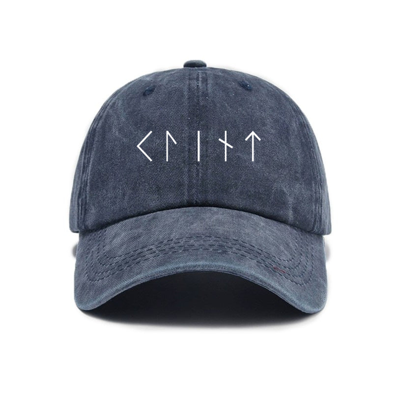 1 Washed Distressed Printed Baseball Cap for Adults, Simple and Versatile Vintage Washed Distressed Outdoor Sun Baseball Cap, Unisex Letter Print Soft Top Hat