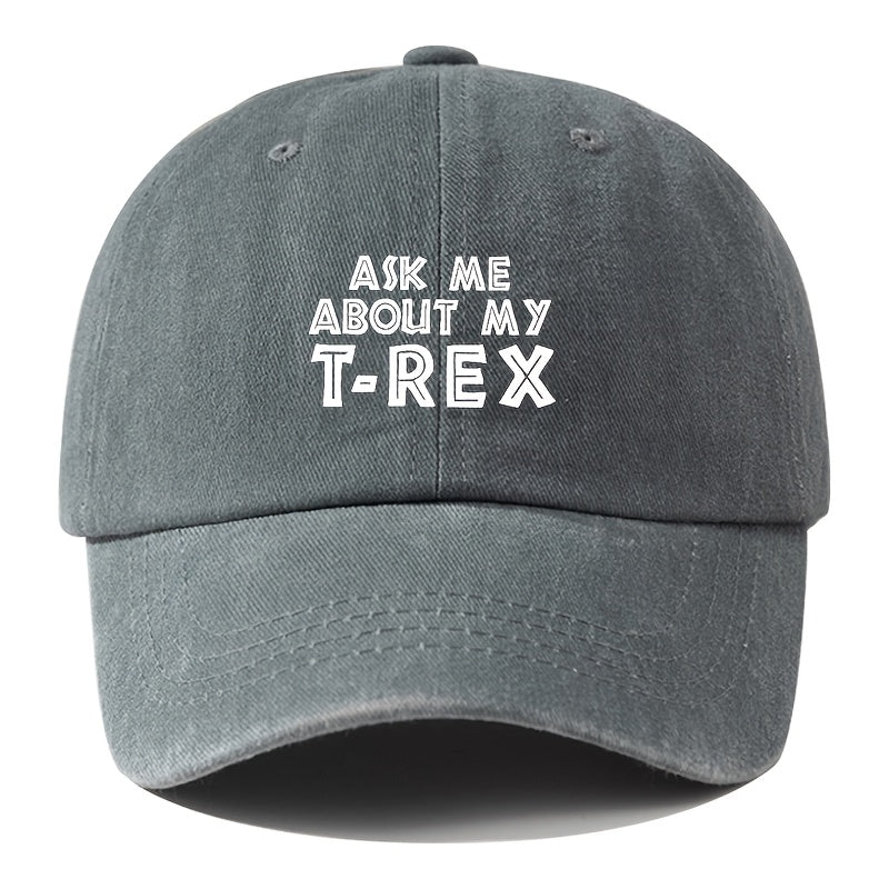 A Printed Washed Vintage Unisex Baseball Cap, Adjustable, in European and American Fashion, Featuring a Duckbill Style, Suitable for Outdoor Camping, Travel, Parties, Hip-hop, and Curved-brim Designs, Making It a Trendy Baseball Cap