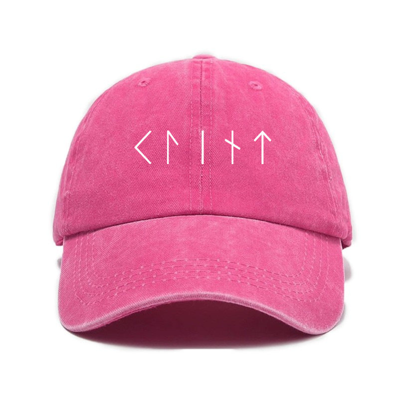 1 Washed Distressed Printed Baseball Cap for Adults, Simple and Versatile Vintage Washed Distressed Outdoor Sun Baseball Cap, Unisex Letter Print Soft Top Hat