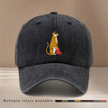 This Is a Stylish And Comfortable Baseball Cap Featuring a Red High-Heeled Leopard Design. It'S Adjustable in Size, Suitable for Both Men And Women, Perfect for Truck Drivers. Ideal for Outdoor Sports, Gatherings, And Camping
